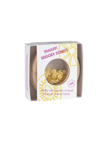 Sonajero Donut Sensorial Limones Petit Boum