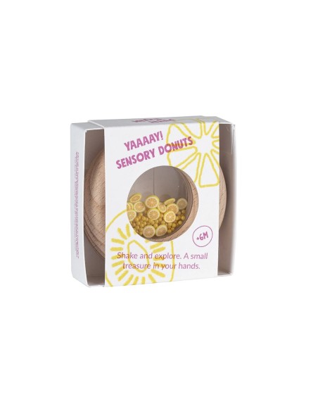 Sonajero Donut Sensorial Limones Petit Boum