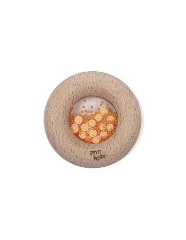 Sonajero Donut Sensorial Naranjas Petit Boum