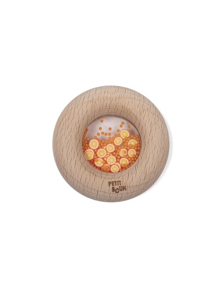 Sonajero Donut Sensorial Naranjas Petit Boum
