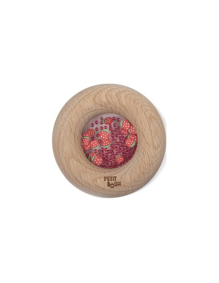 Sonajero Donut Sensorial Fresas Petit Boum
