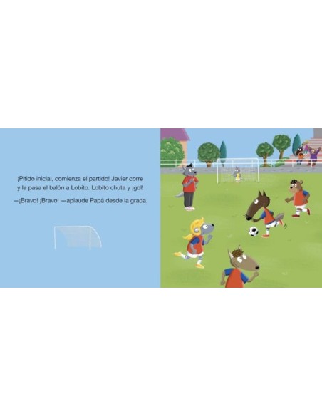 Lobito juega al Fútbol