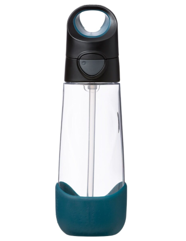 Botella de tritán con pajita 600ml - Night Vision