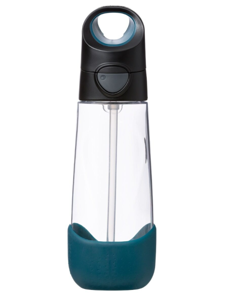 Botella de tritán con pajita 600ml - Night Vision
