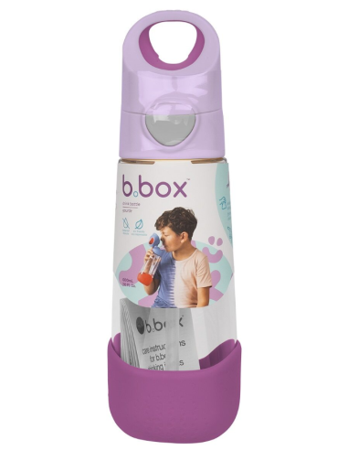 Botella de tritán con pajita 600ml - Sugar Plum