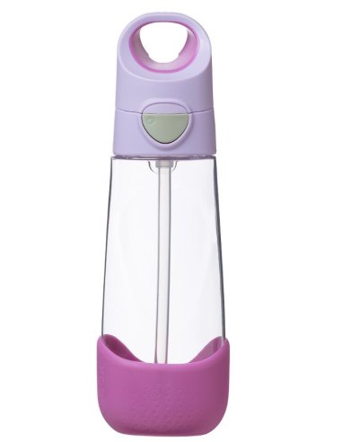 Botella de tritán con pajita 600ml - Sugar Plum