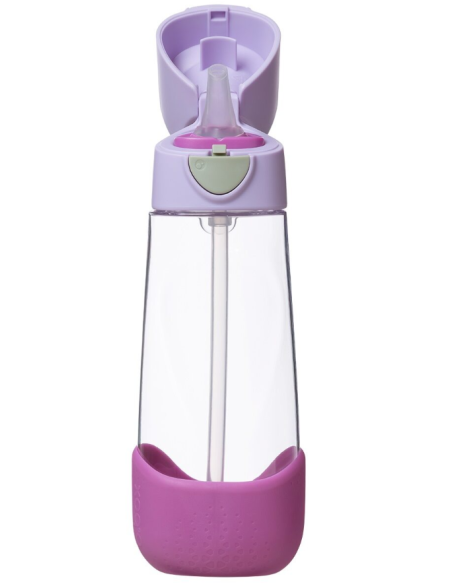 Botella de tritán con pajita 600ml - Sugar Plum