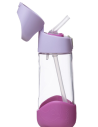 Botella de tritán con pajita 450ml - Sugar Plum