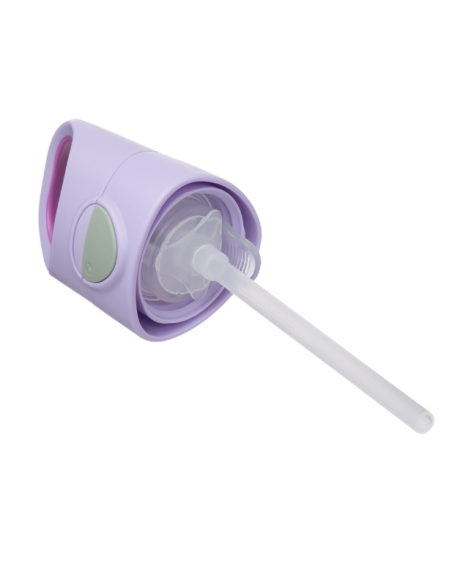 Botella de tritán con pajita 450ml - Sugar Plum