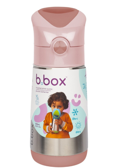 Botella térmica con pajita 350ml - Blush Crush