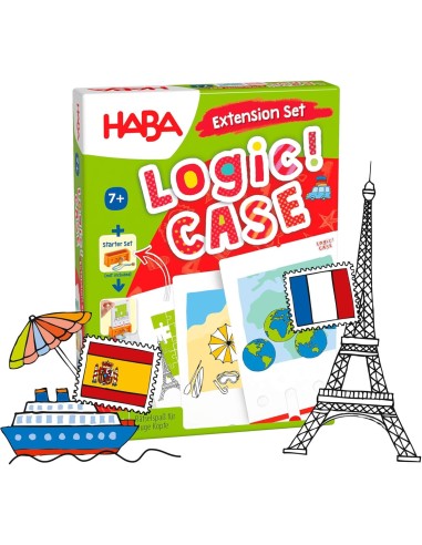 Logic! Case Extension Set Vacaciones & Viajes, Juego de lógica para niños a Partir de 7 años