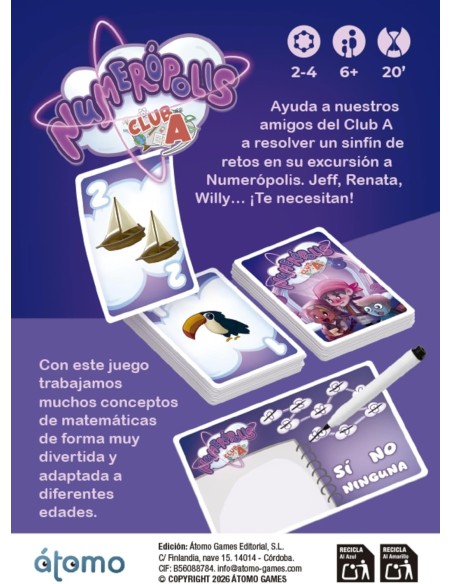 Numerópolis-  Matemáticas, Cálculo Mental y Lógica