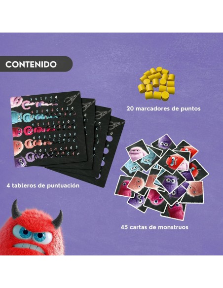 Atrapa Monstruches, Juego Infantil de Mesa de Cartas y Estrategia. Más 6 años