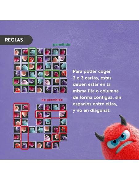 Atrapa Monstruches, Juego Infantil de Mesa de Cartas y Estrategia. Más 6 años