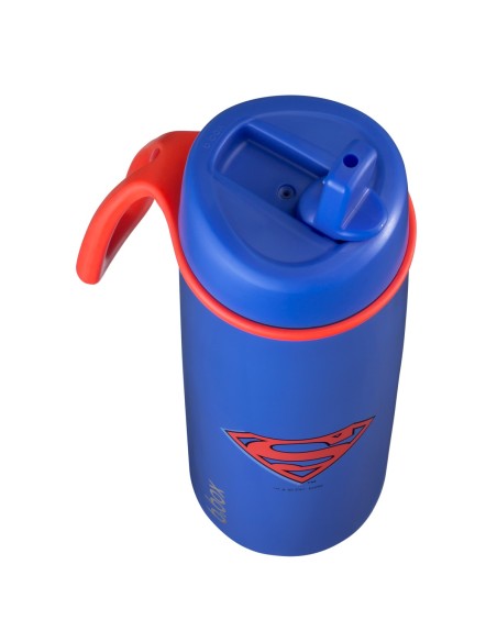 Botella térmica con boquilla plegable y asa 690 ml - Superman