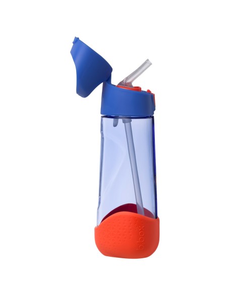 Botella tritan con pajita 600 ml - Superman