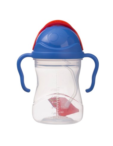 Taza con pajita flexible con pesa - Superman