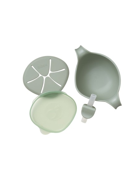 Dispensador merienda 3 en 1 Sip + Snack - Sage