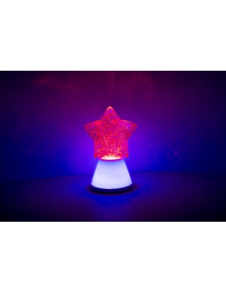Lámpara Magic Glow Star Glitter