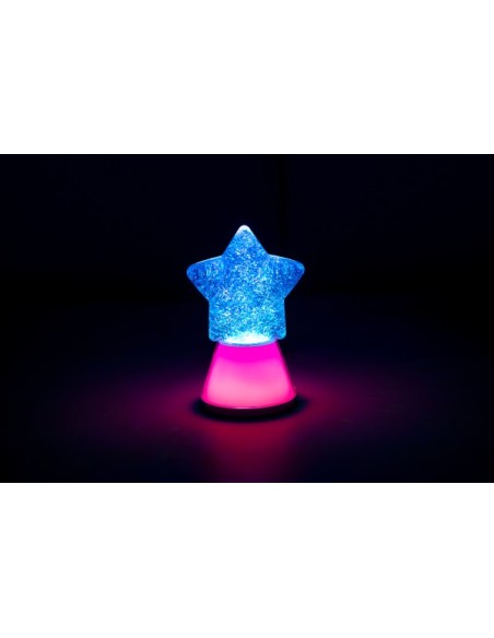 Lámpara Magic Glow Star Glitter