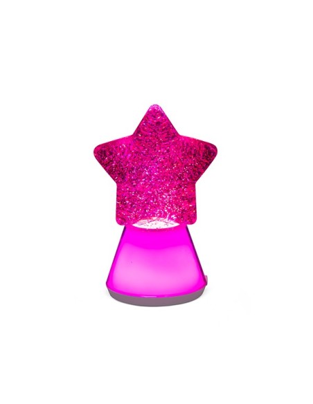 Lámpara Magic Glow Star Glitter