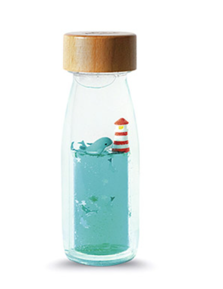 Botella Sensorial Move Bottle Whale Calm Petit Boum