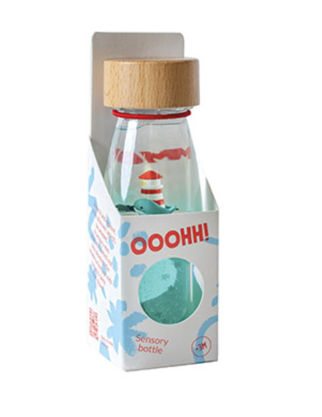 Botella Sensorial Move Bottle Whale Calm Petit Boum