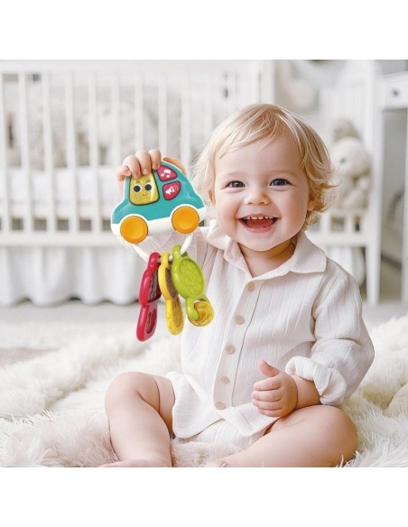 Llaves infantiles con Llavero Coche