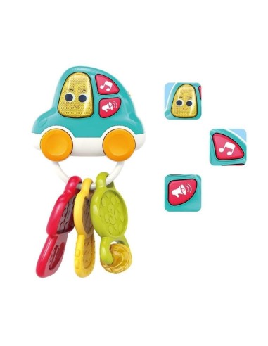 Llaves infantiles con Llavero Coche