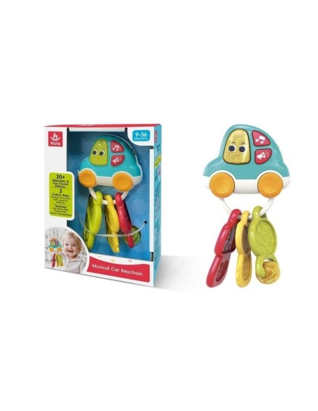 Llaves infantiles con Llavero Coche