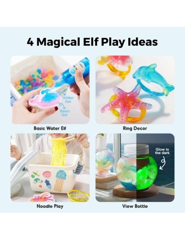 Set figuritas de gel 3D en agua Jarmelo