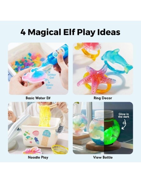 Set figuritas de gel 3D en agua Jarmelo