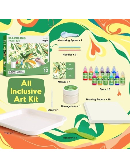Kit pintura MARMOLEADA (12 colores) Jarmelo