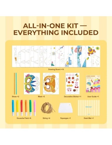 Kit dibujo creativo con espátula - CARNIVAL PARTY Jarmelo