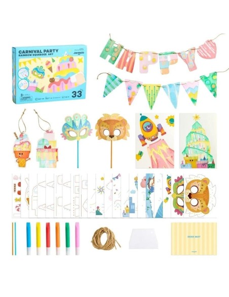 Kit dibujo creativo con espátula - CARNIVAL PARTY Jarmelo