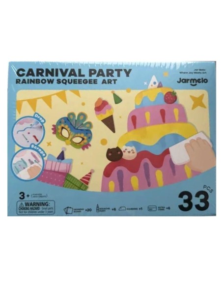 Kit dibujo creativo con espátula - CARNIVAL PARTY Jarmelo