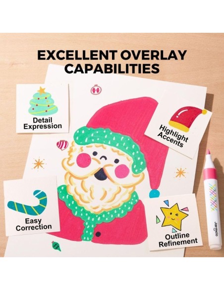 Rotuladores por capas lavables - VIVID COLORED (24 ud.) Jarmelo