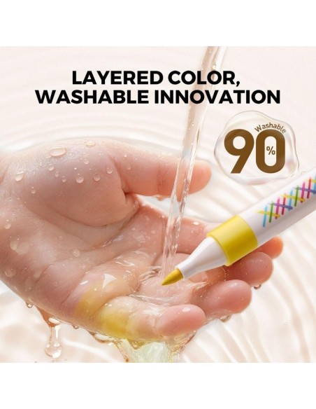 Rotuladores por capas lavables - VIVID COLORED (12 ud.) Jarmelo