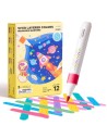 Rotuladores por capas lavables - VIVID COLORED (12 ud.) Jarmelo