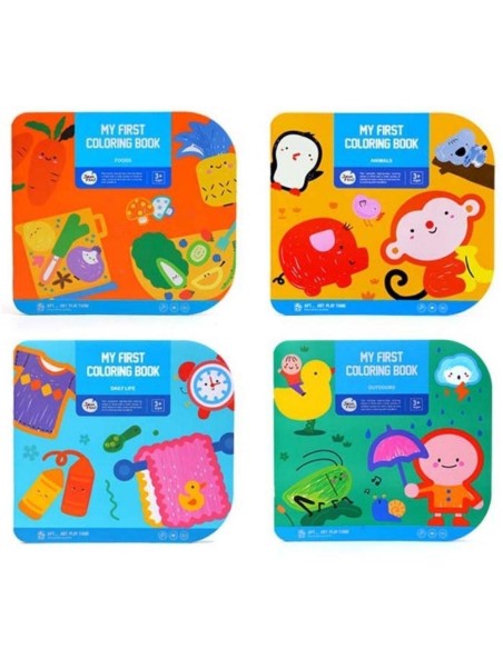 Cuaderno colorea sin salirte - ANIMALS