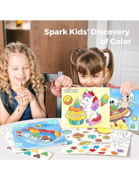 Cuaderno pintura acuarela - UNICORN