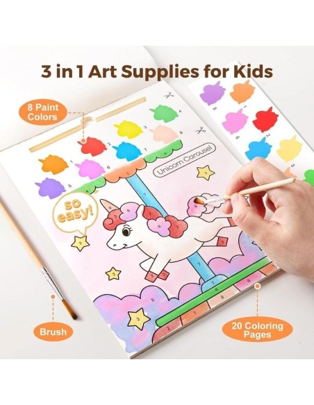 Cuaderno pintura acuarela - UNICORN