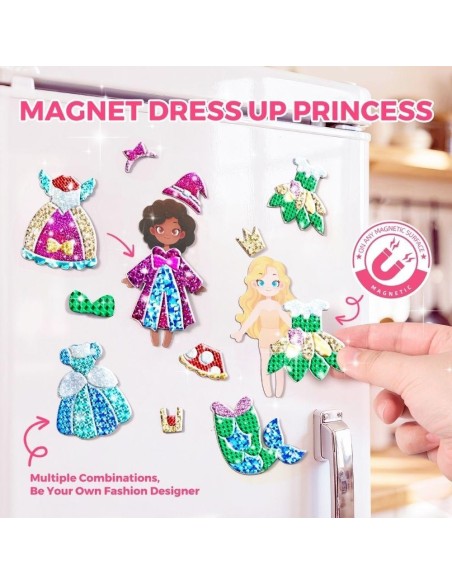 Kit creativo 3 en 1 láminas brillantes - FAIRY WORLD