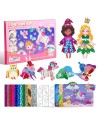 Kit creativo 3 en 1 láminas brillantes - FAIRY WORLD