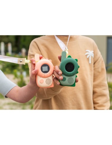 Zoo Walkie Talkie Dino Pink / Dino Green
