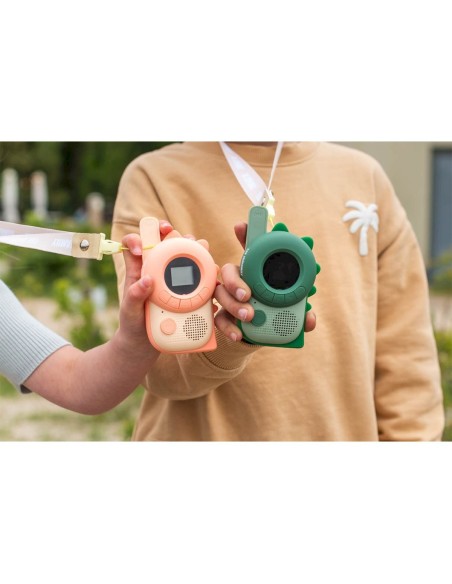 Zoo Walkie Talkie Dino Pink / Dino Green