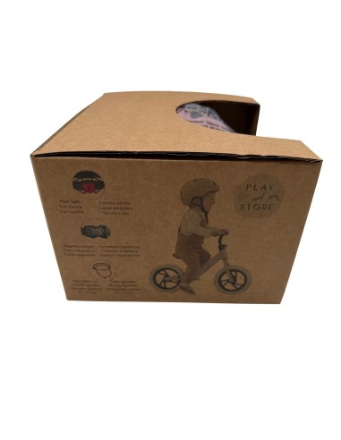 Casco con Luz Play and Store Cherry