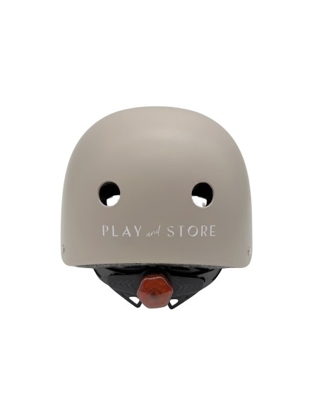 Casco con Luz Play and Store Taupe