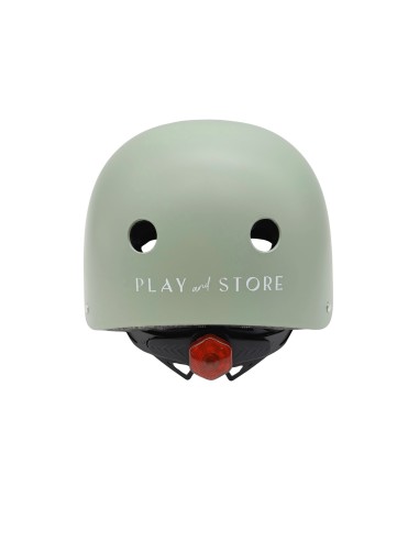 Casco con Luz Play and Store Green