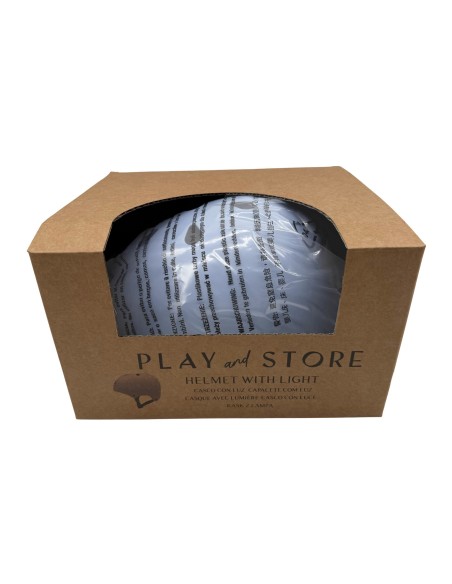 Casco con Luz Play and Store Blue